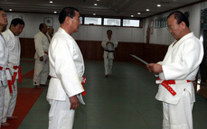 2009년 모한훈련수료식 .