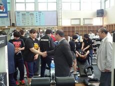 올림픽 대표팀 격려 방문