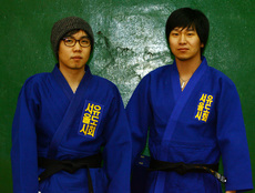 서울시 유도 알리미 인기 개그맨 김시덕 황현희씨-1