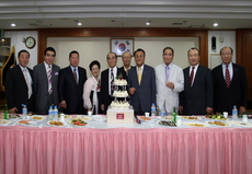 채중겸선생님 柔道 十段 승단축하연에서...