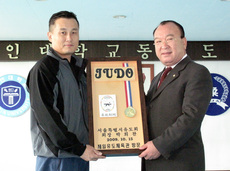 제일유도관 방문하신 박희찬 회장님