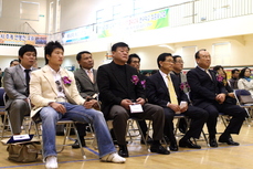 상광초등학교 유도부 창단식에서
