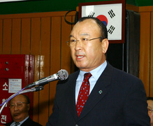 대회사 하시는 박희찬 서울시유도회장님